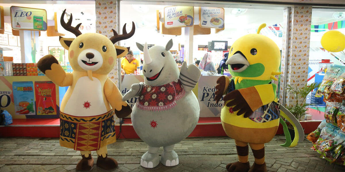Rumah Indofood mengadakan acara meet & greet dengan maskot Asian Games setiap akhir pekan di Jakarta Fair Kemayoran 2018.